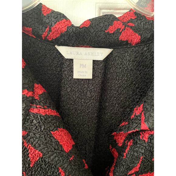 Vintage Laura Ashley Short waisted cardigan Sz PM EUC - Picture 3 of 3